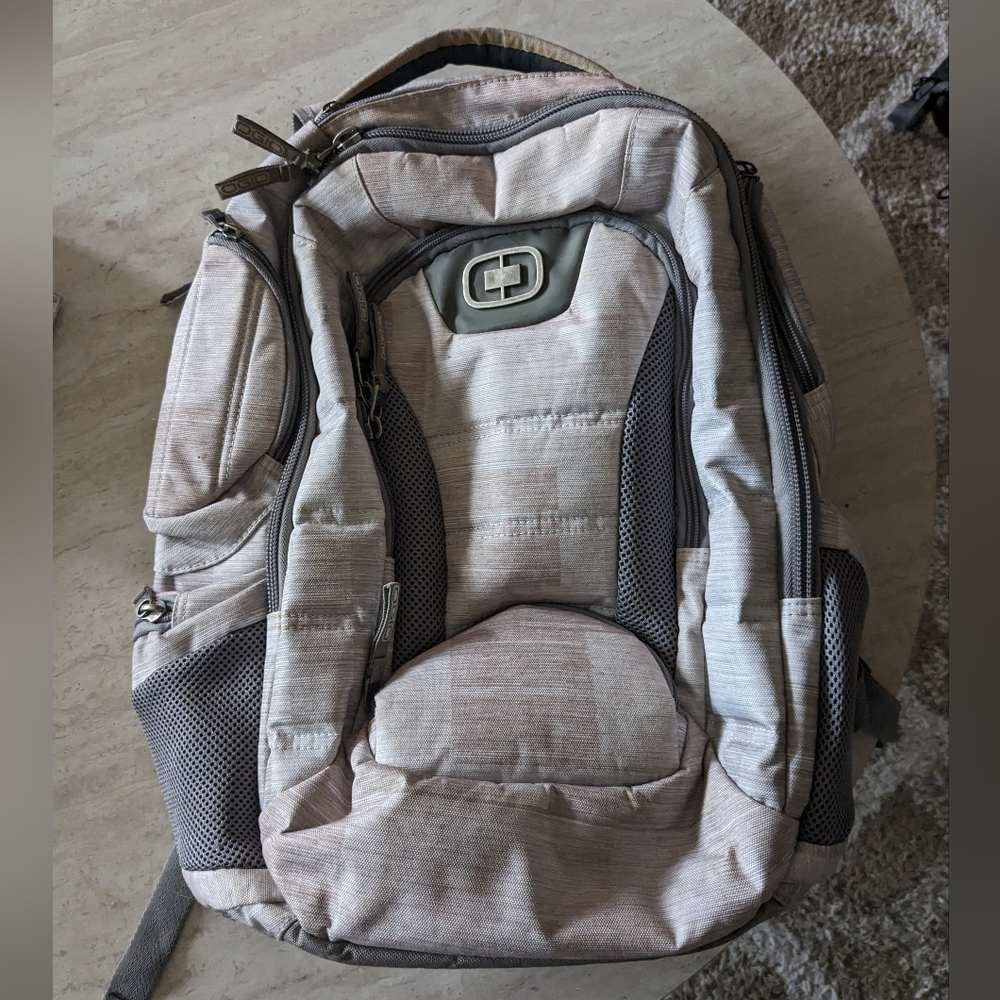 Grey Backpack Lightweight